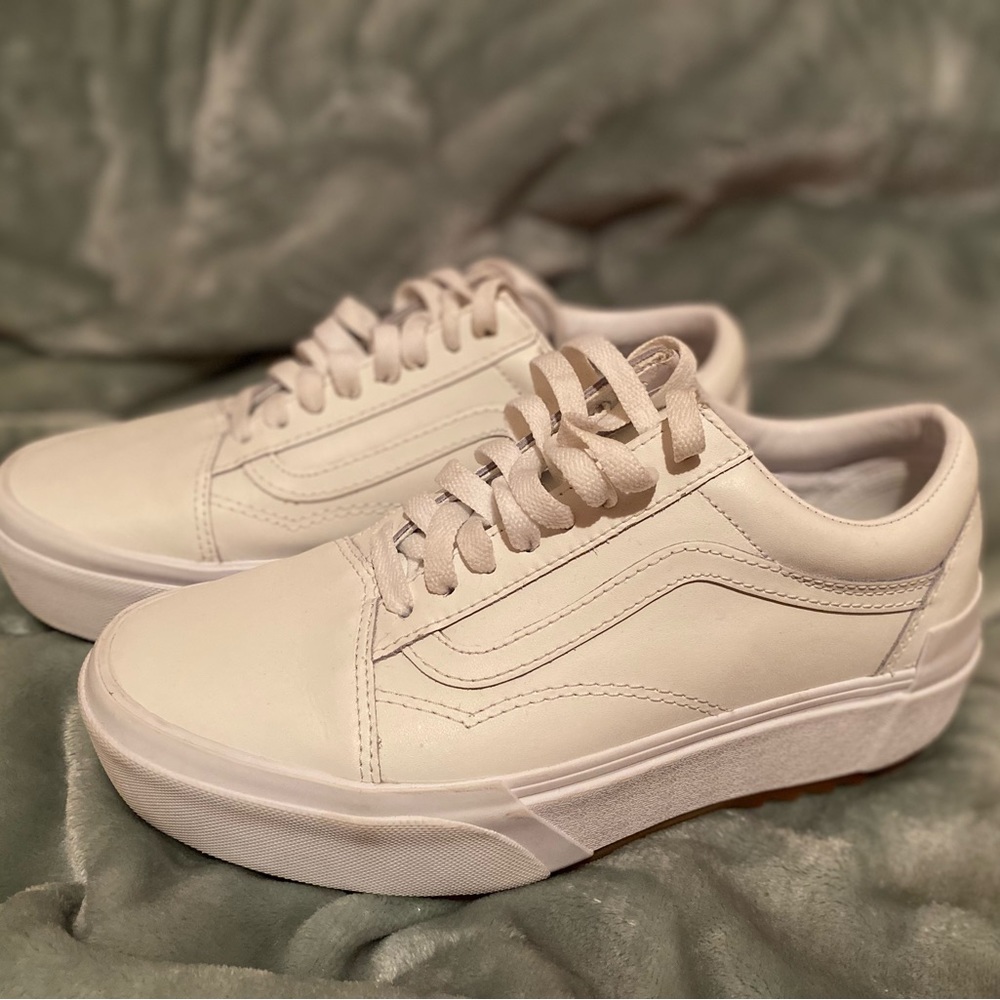 Vans old skool stacked platform shoe